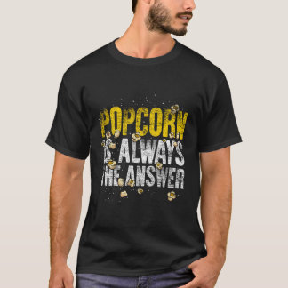 Cinema Food Lover Movie Night Geschenk Idee Popcor T-Shirt