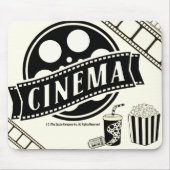 *CINEMA* Logo- und Grafikmousepad Mousepad (Vorne)