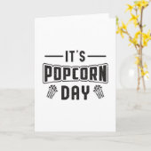 Cinema Popcorn Day Snack Movie Pop Filmgeschenk Karte (Gelbe Blume)