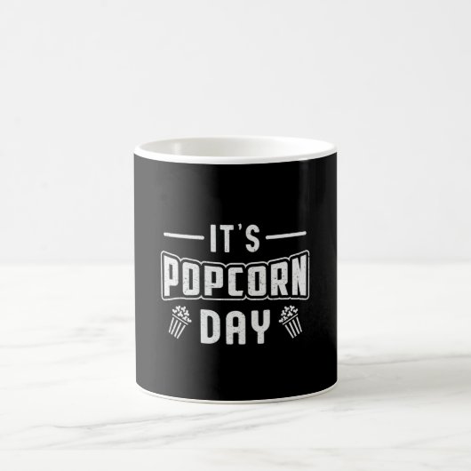 Cinema Popcorn Day Snack Pop Filmvorführung Idee Kaffeetasse (Mittel)