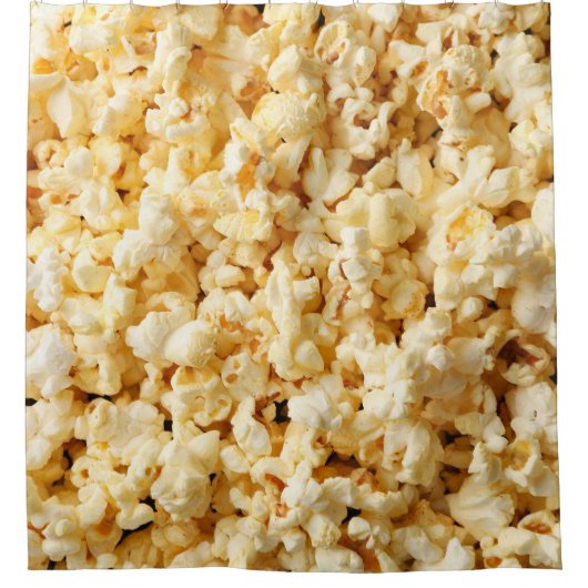 Cinema Popcorn Full Background. Duschvorhang (Vorderseite)