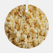 Cinema Popcorn Full Background. Ornament Aus Glas (Rückseite)