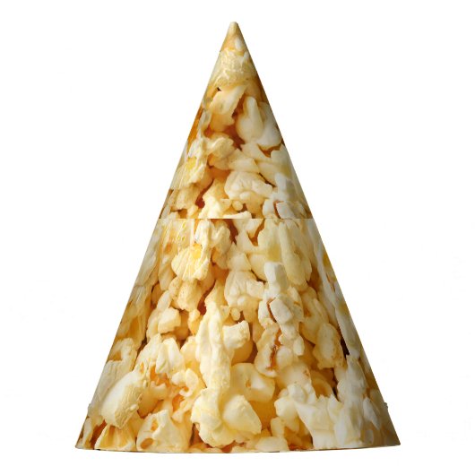 Cinema Popcorn Full Background. Partyhütchen (Vorderseite)