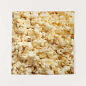 Cinema Popcorn Full Background. Wandteppich (Vorderseite (Horizontal))