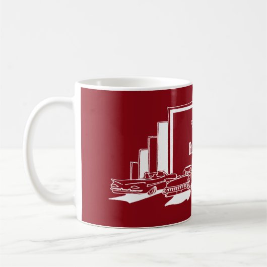 Cinema Reindeer - Blitzen Kaffeetasse (Links)