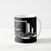 Cinema Reindeer - Donner Coffee Tasse (VorderseiteRechts)