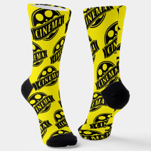 *CINEMA* Rollen- und Logo-Socken Socken