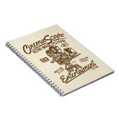 Cinema Scope Classic Retro Hollywood Camera Motion Notizblock (Rechte Seite)