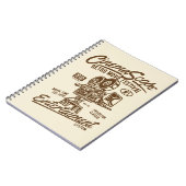 Cinema Scope Classic Retro Hollywood Camera Motion Notizblock (Linke Seite)