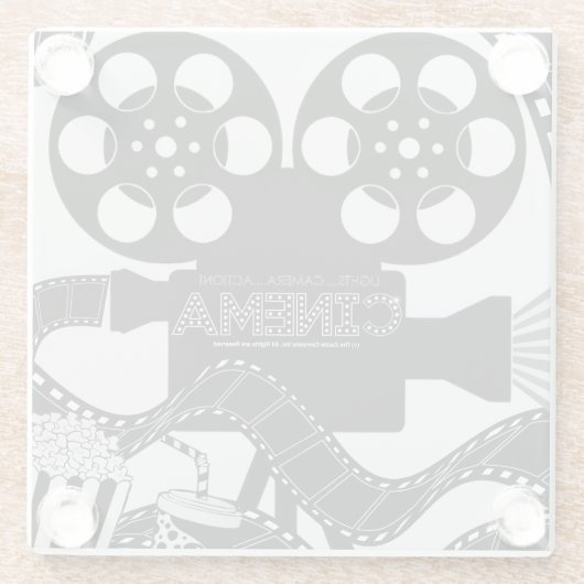 *CINEMA* Untersetzer (Rückseite)