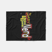 Cinemacre Angry Video Game Nerd Logo Premium Fleecedecke (Vorderseite (Horizontal))