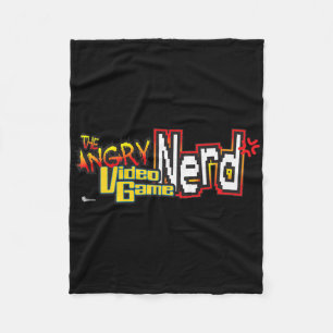 Cinemacre Angry Video Game Nerd Logo Premium Fleecedecke