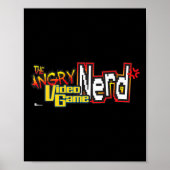Cinemacre Angry Video Game Nerd Logo Premium Poster (Vorne)