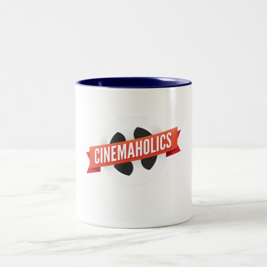 Cinemaholics Kaffee-Tasse Zweifarbige Tasse (Mittel)