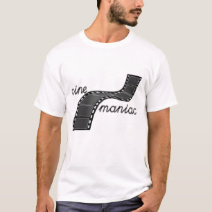 Cinemaniac mit Film-Streifen T-Shirt
