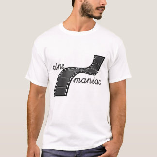 Cinemaniac mit Film-Streifen T-Shirt