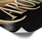 Cinematic Blank Leinwand Kunst & Kultur Kunst & Di Poster (Ecke)