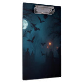 Cinematic Dark Fantasy Halloween Gothic Design Klemmbrett (Rechts)