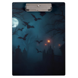 Cinematic Dark Fantasy Halloween Gothic Design Klemmbrett