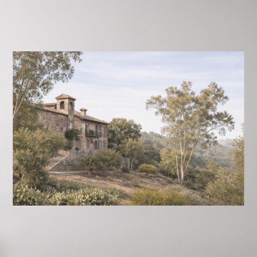 Cinematic Mist Villa, Toledo Spanien Poster (Vorne)