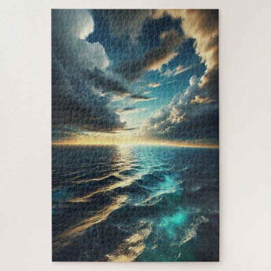 Cinematic Ocean Horizon - Puzzle der bildenden Kün (Vertikal)