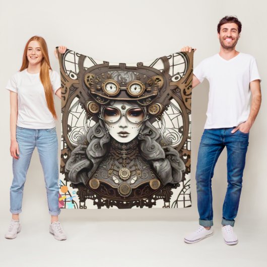 "Cinematic Steampunk" Fleecedecke (Beispiel)