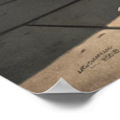 Cinematischer Typ an der Wand Poster (Ecke)