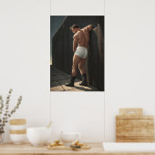 Cinematischer Typ an der Wand Poster (Küche)