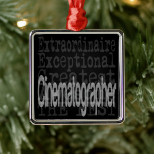 Cinematographin Extraordinaire Ornament Aus Metall