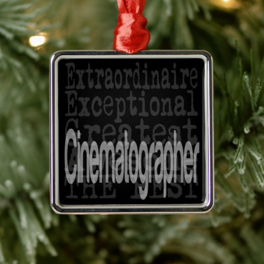 Cinematographin Extraordinaire Ornament Aus Metall (Baum)