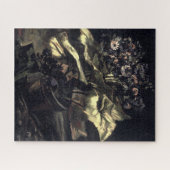 Cineraria in Blume Pot - Gogh Puzzle (Horizontal)