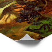 Cineraria in einem Blumentopf, Van Gogh Fine Art Poster (Ecke)