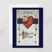 Cinerarias Vintag Feiertagspostkarte (Vorne/Hinten)