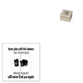 Cinghiali e caccia gummistempel (Stempel)