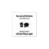 Cinghiali e caccia gummistempel (Prägung)