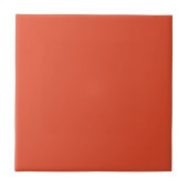Cinnabar #e44d2e - hell, kühl, fiery Red-Orange Fliese (Vorderseite)