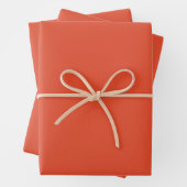 Cinnabar Solid Color | Classic | elegant Geschenkpapier Set (Beispiel)