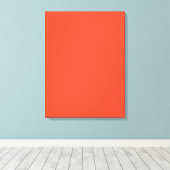 Cinnabar Solid Color | Classic | elegant Leinwanddruck (Insitu (Holzboden))