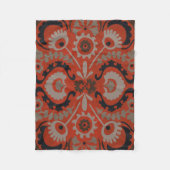 Cinnabar Suzani I Fleecedecke (Vorderseite)