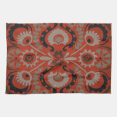 Cinnabar Suzani I Handtuch (Horizontal)