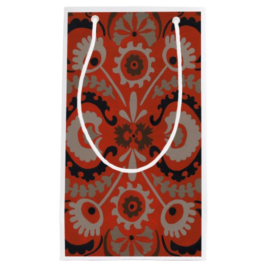 Cinnabar Suzani I Kleine Geschenktüte (Vorderseite)