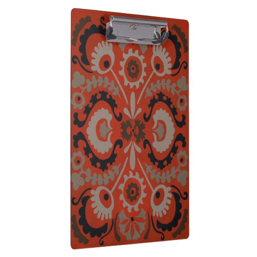 Cinnabar Suzani I Klemmbrett (Rechts)