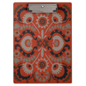 Cinnabar Suzani I Klemmbrett (Vorderseite)