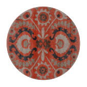 Cinnabar Suzani I Schneidebrett (Vorderseite)