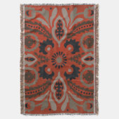 Cinnabar Suzani II Decke (Vorderseite Vertikal)