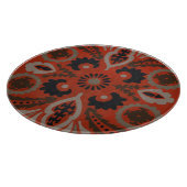 Cinnabar Suzani II Schneidebrett (Ecke)