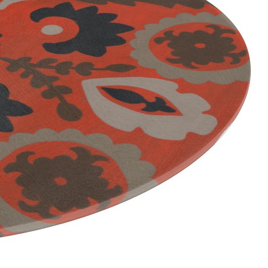 Cinnabar Suzani II Schneidebrett (Ecke)