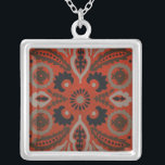 Cinnabar Suzani II Versilberte Kette<br><div class="desc">Zuhause Décor</div>