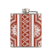 Cinnabar Woodblock IV Flachmann (Rückseite)