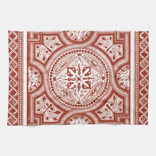 Cinnabar Woodblock IV Handtuch (Horizontal)